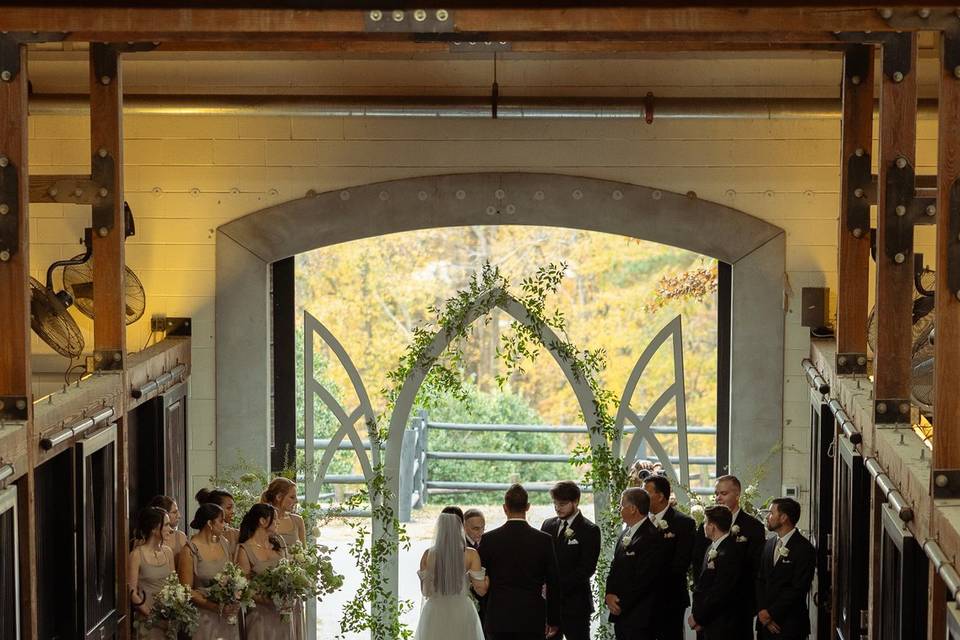 Ceremony in the Barn