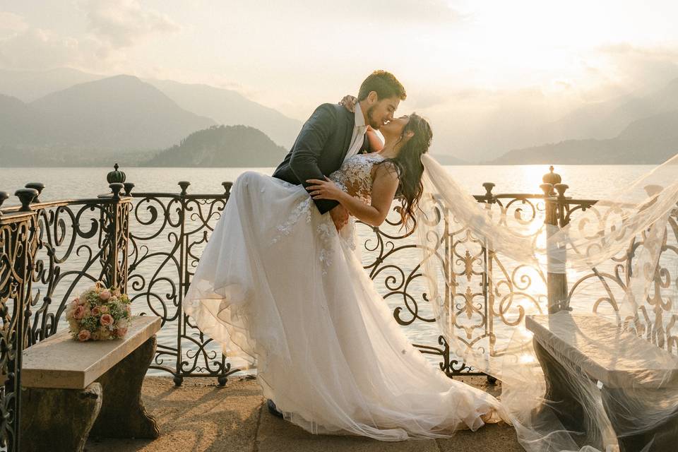 L&C's wedding in Lake Como