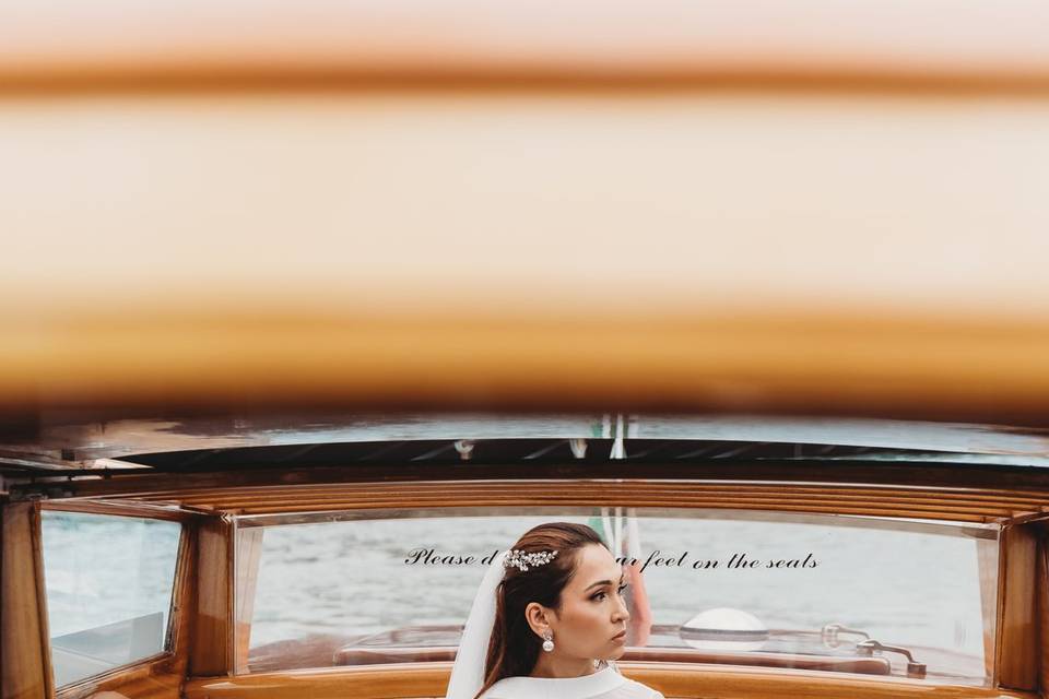 Our beautiful bride in Venice