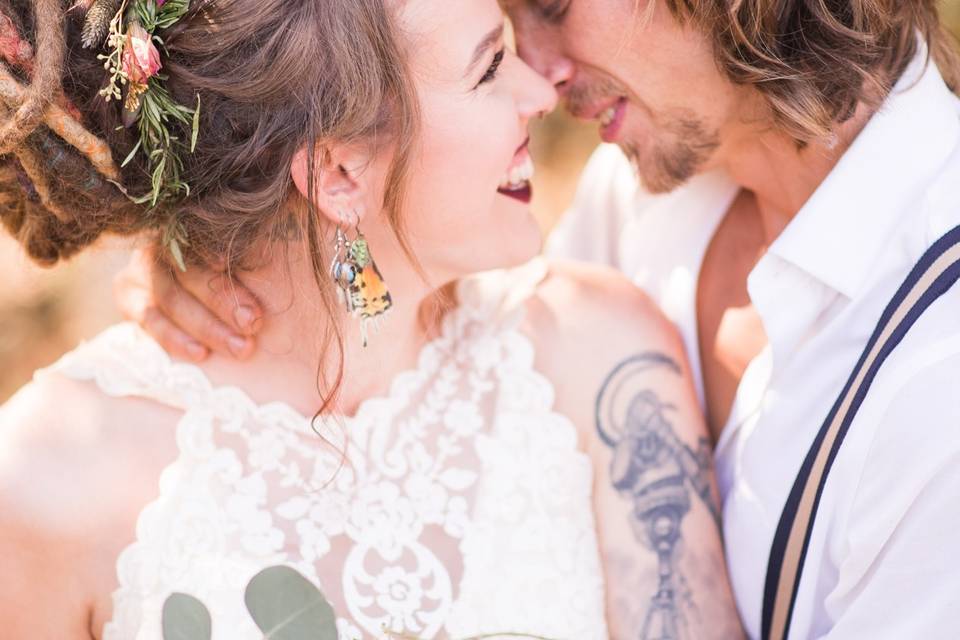 Boho Wedding Couple