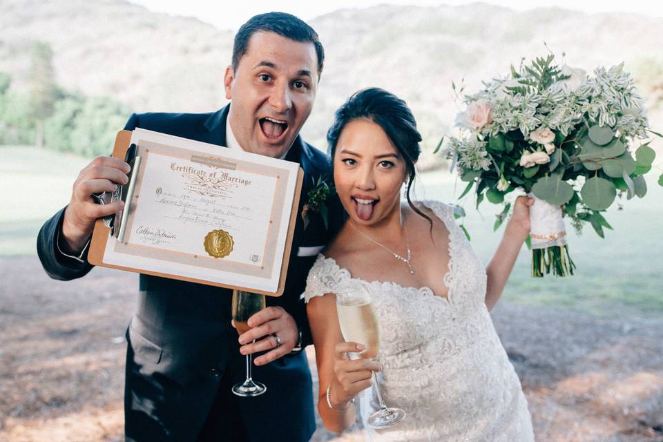 Bride and Groom