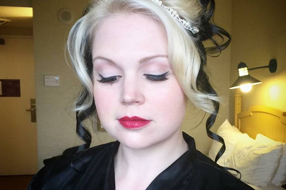 Classic vintage make up