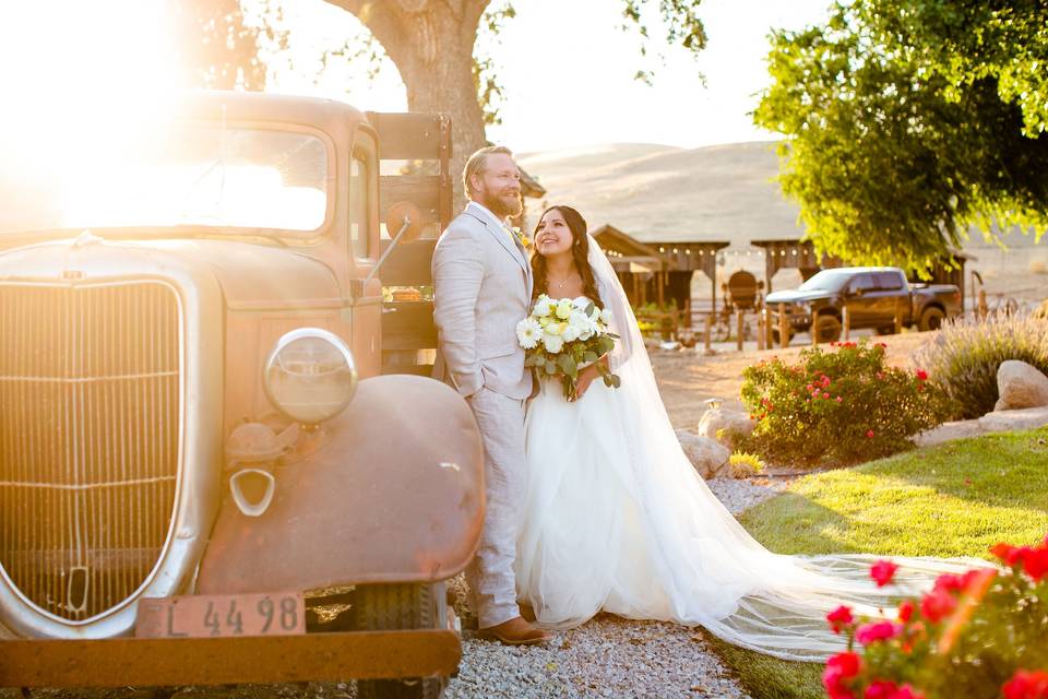 Old rustic trucks