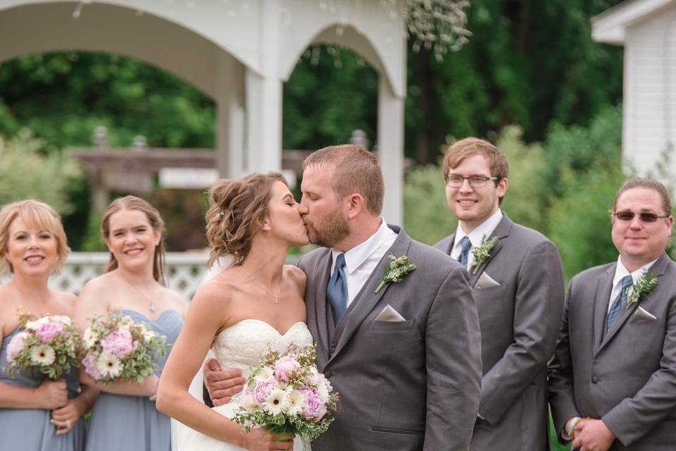 A sweet kiss