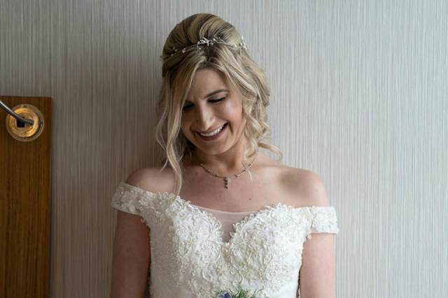 Soft natural bridal makeup