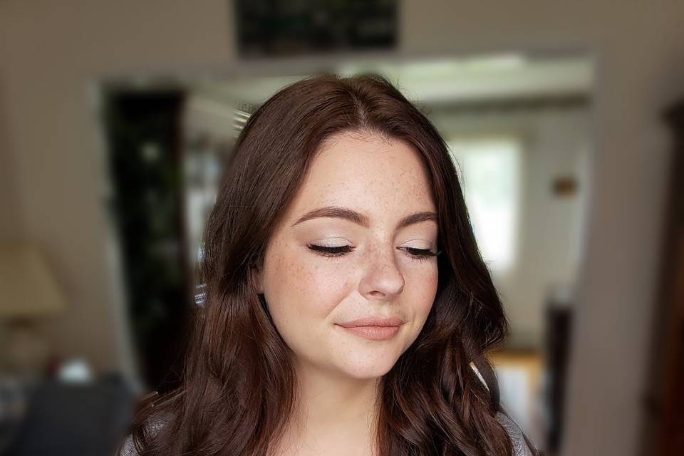 Soft bridal glam