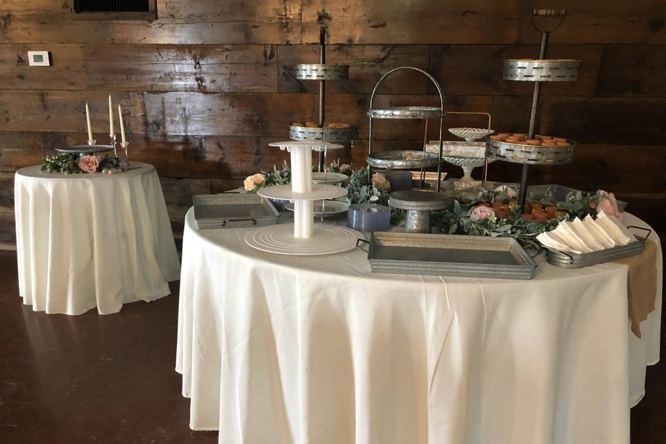 Dessert table