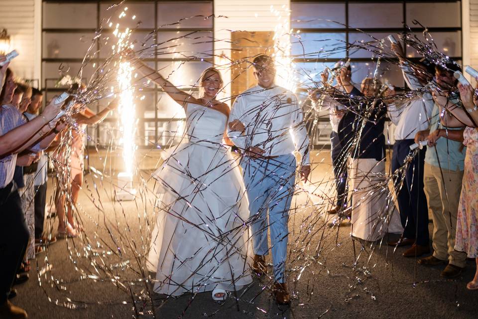 Grand Wedding Exit