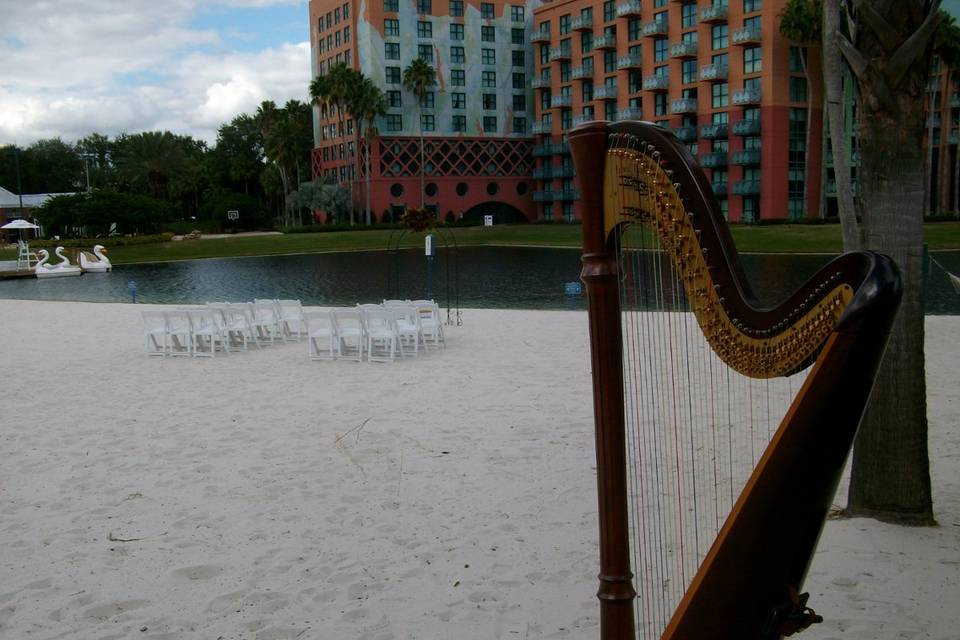 Harpist Christine MacPhail