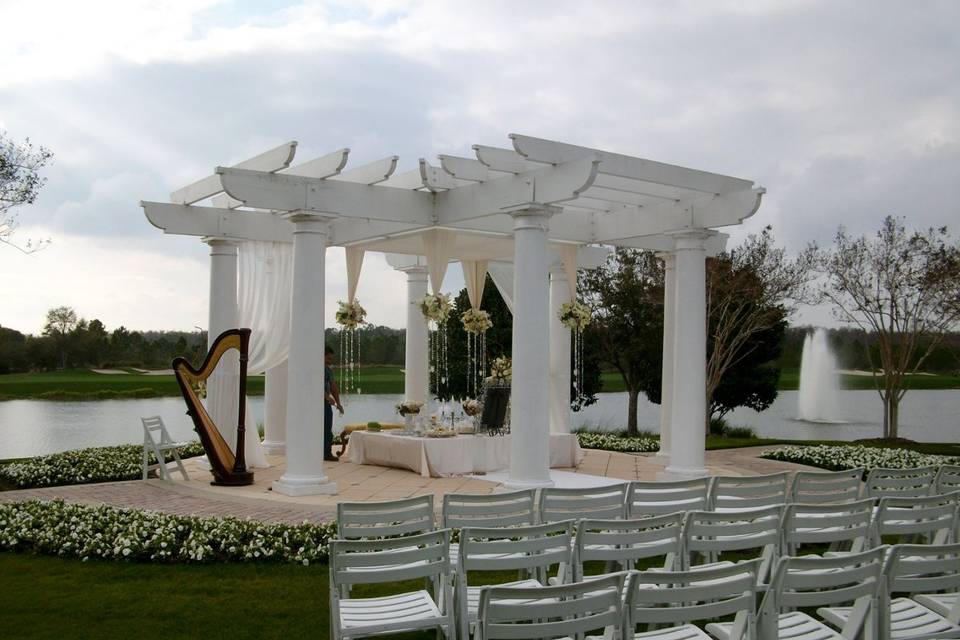 Ritz-Carlton wedding gazebo