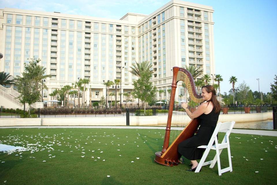 Harpist Christine MacPhail