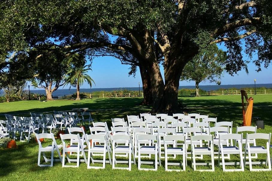 Tanner Hall wedding ceremony