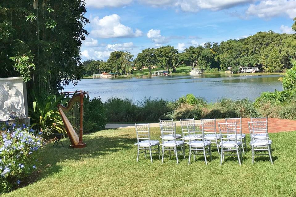 Capen House wedding ceremony