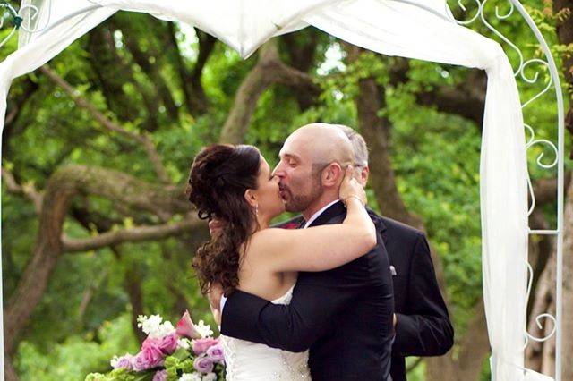 First kiss after vows