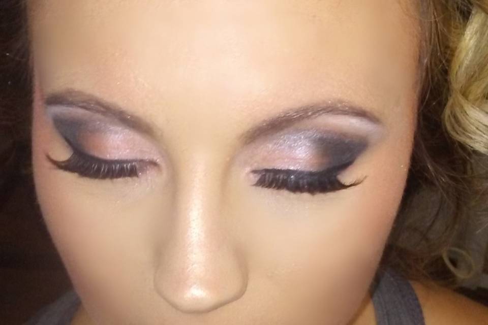 Bridal makeup trial run