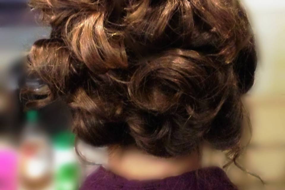 Old school updo