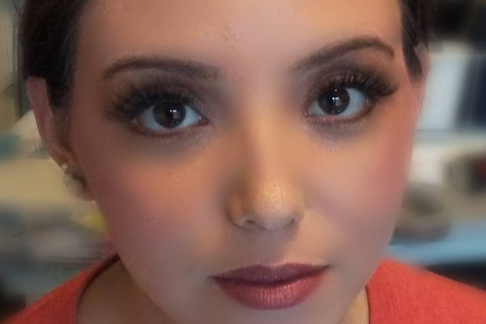 Soft romantic makeup trial run