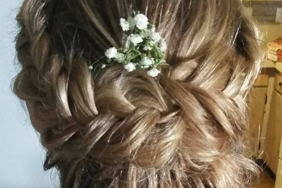 Braided chignon