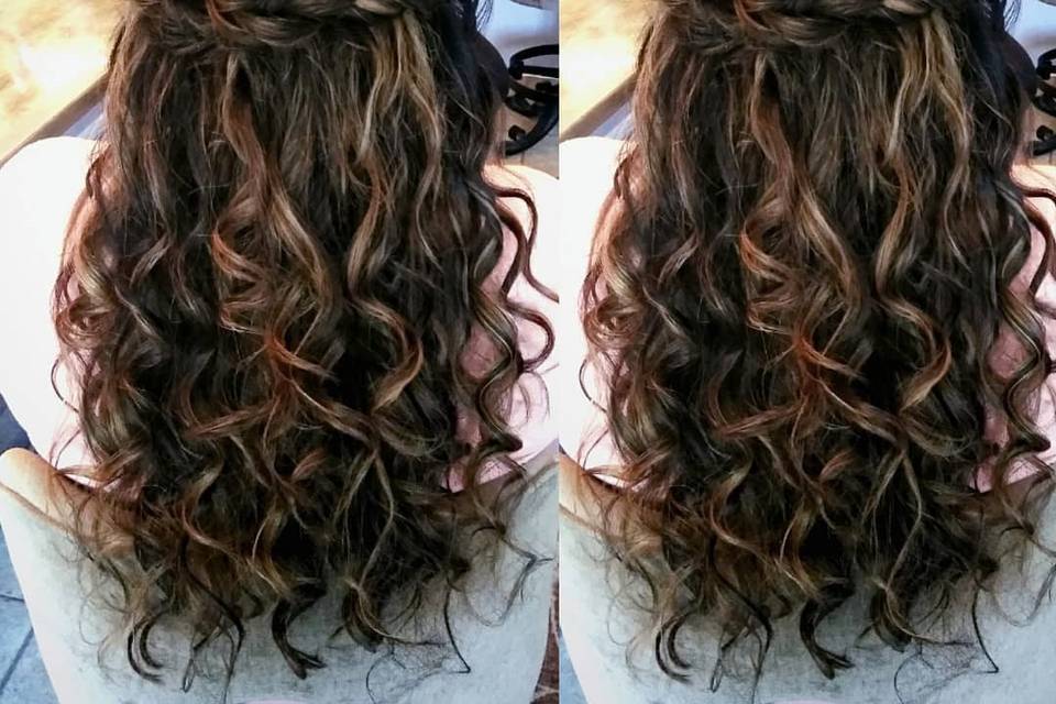 Half Cp with cascading curls