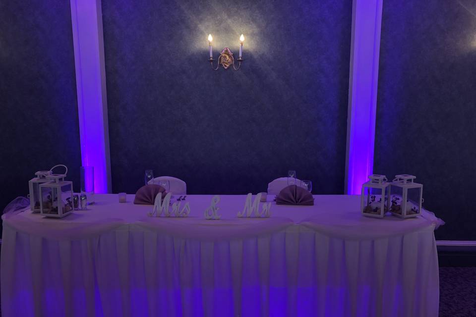 Sweetheart table