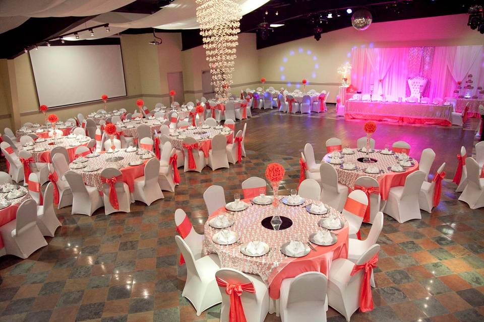 Pink and white theme