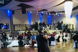 People having a gala time