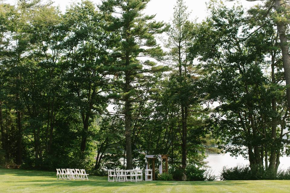 Private Ceremony Setting