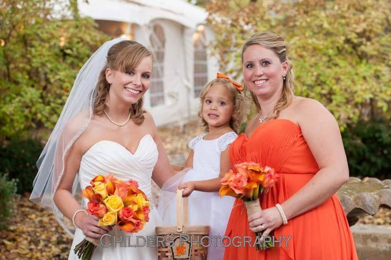 Bride and family