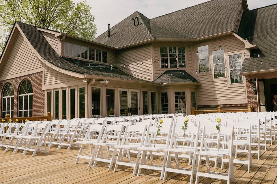 Grand Deck Ceremony setup