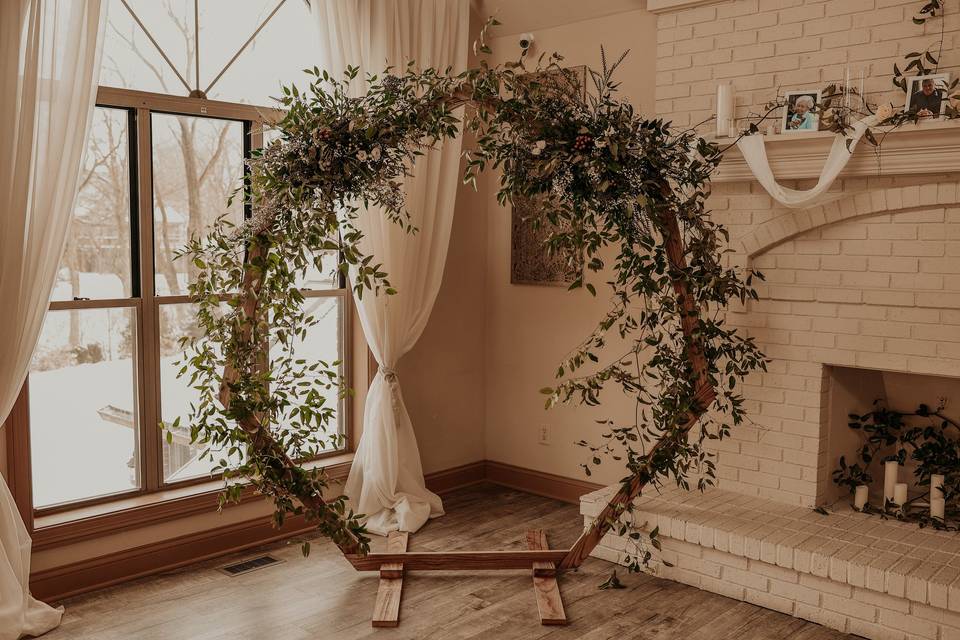 Eaton Hall Wedding Arch