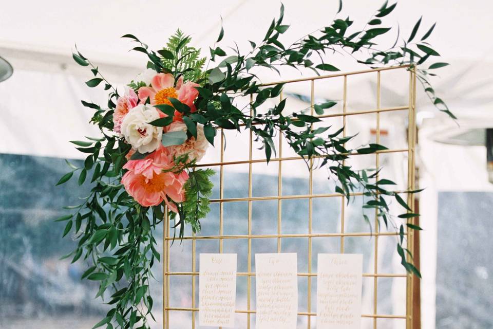 Escort Card frame