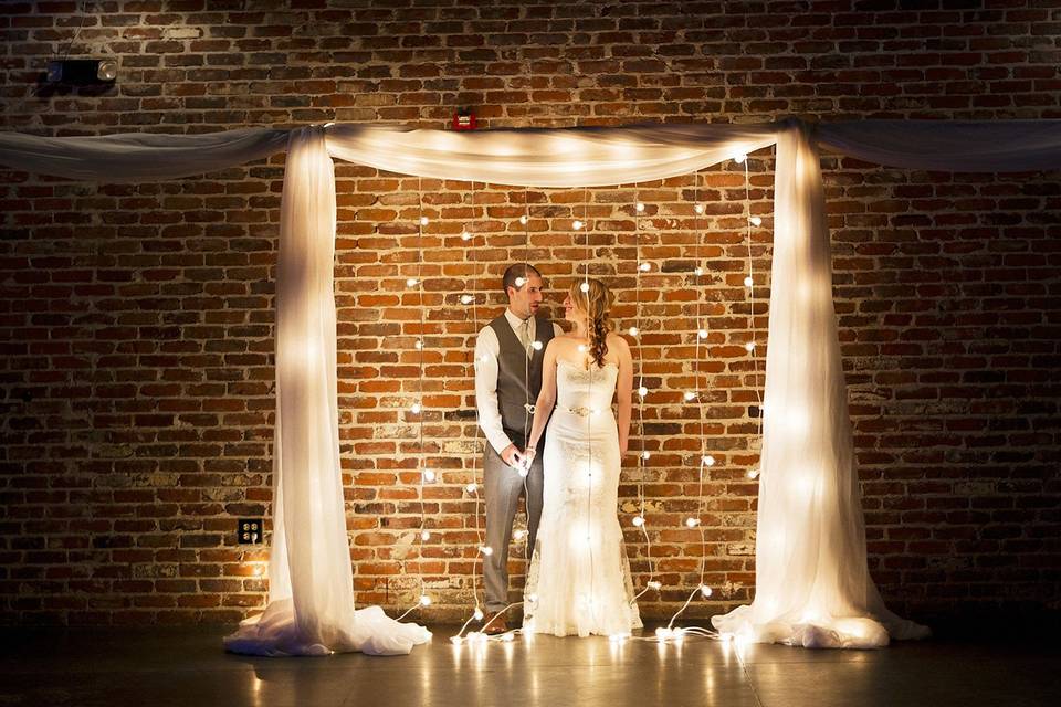 Gorgeous Indoor Wedding Ceremony