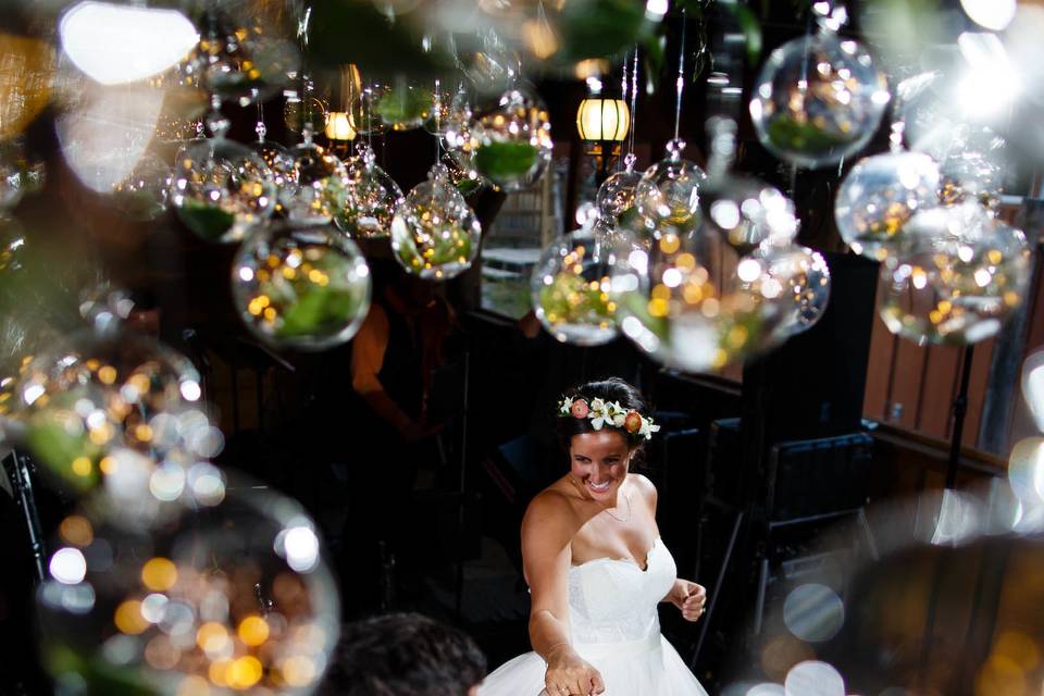 Dance Floor Ceiling Globes