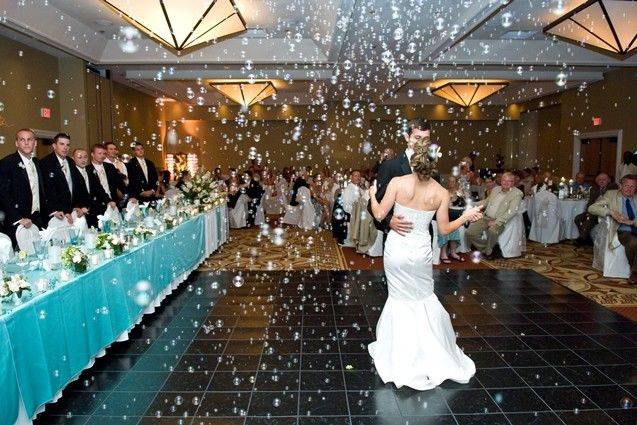 Bubbles for First Dance