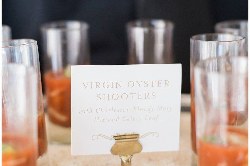 Oyster shooters