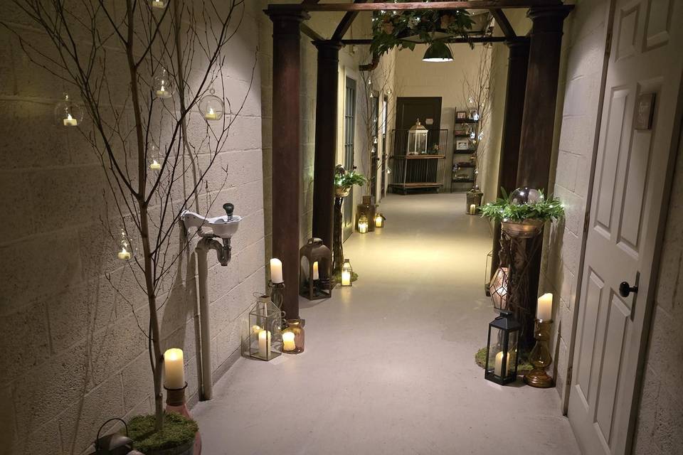 The Lace Factory hallway