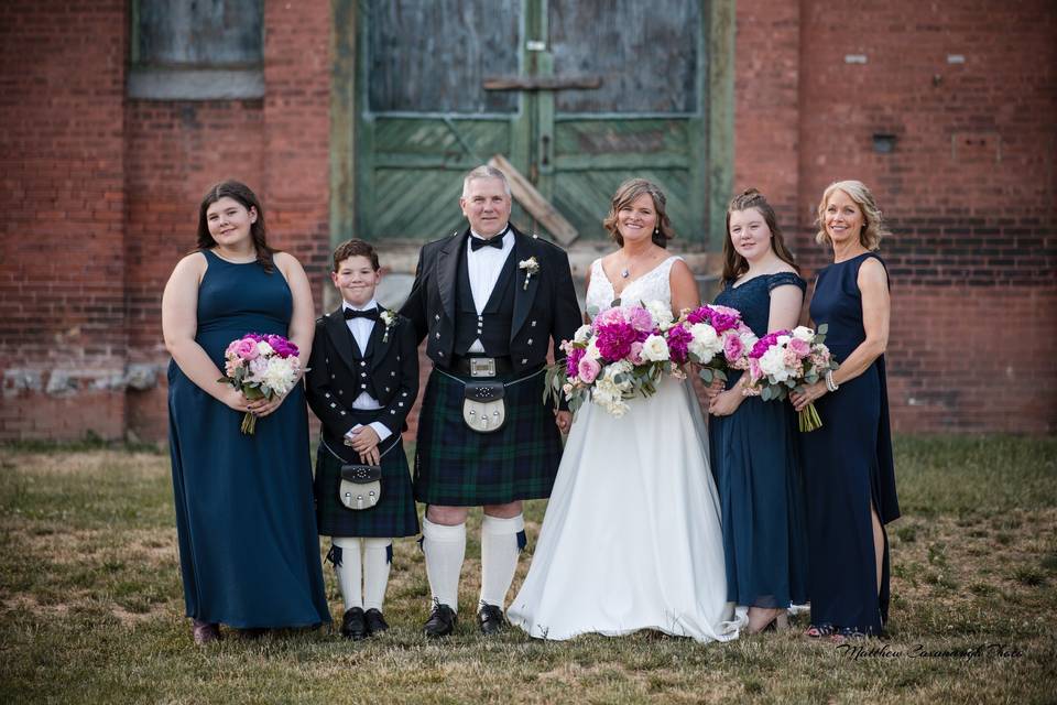 Scottish themed wedding