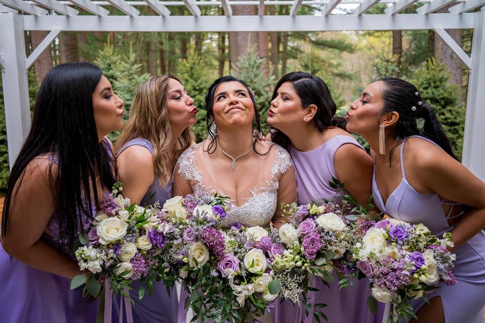 Lavendar wedding Tunxis CC