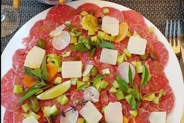 Beef carpaccio