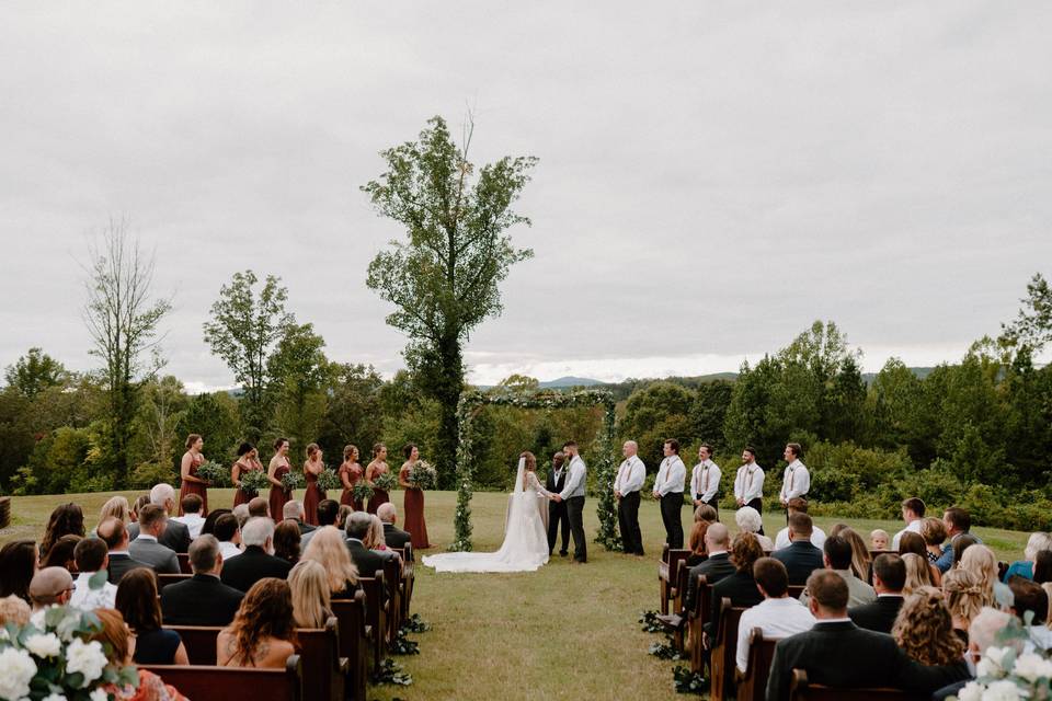 Outdoor Fall Ceremony