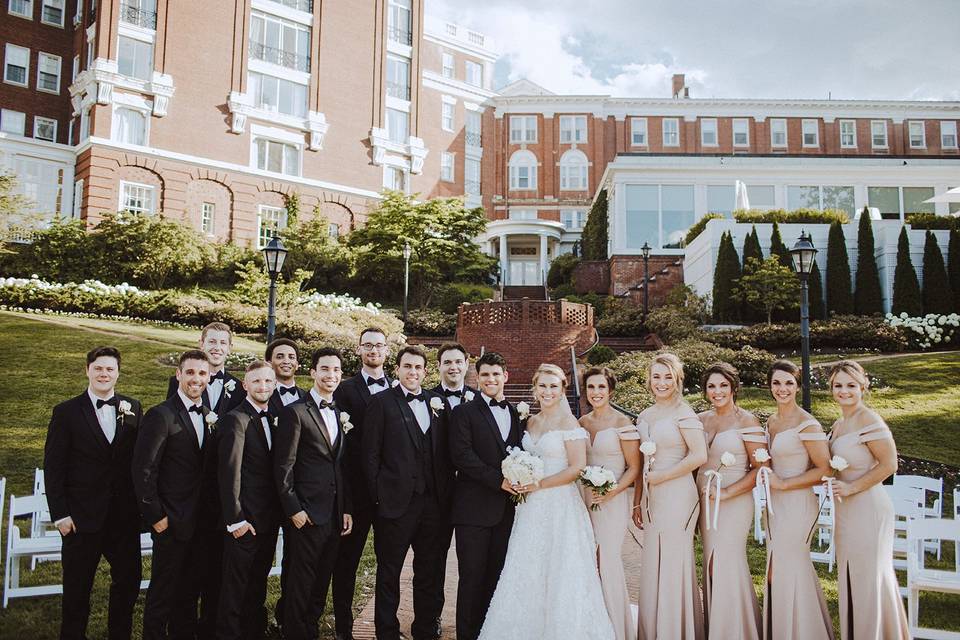 Bridal Party post-ceremony