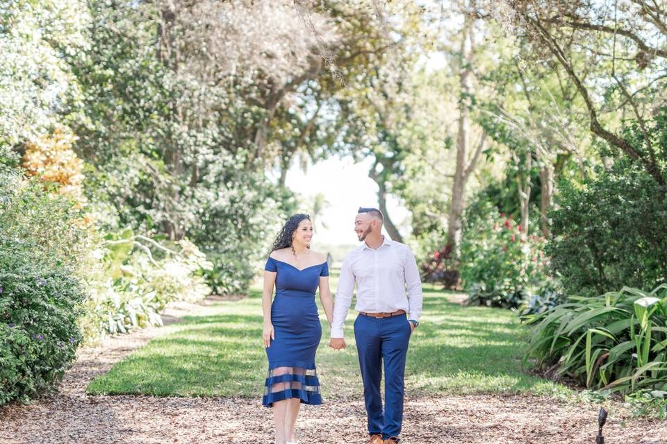 Engagement Fairchild Garden