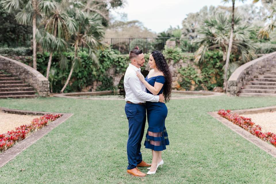 Engagement Fairchild Garden