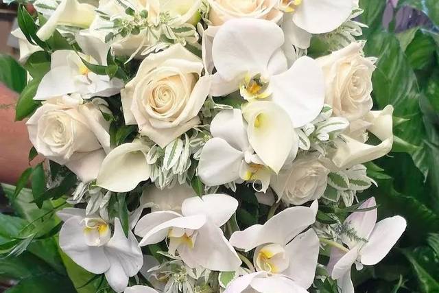 White Orchid Bridal Bouquet