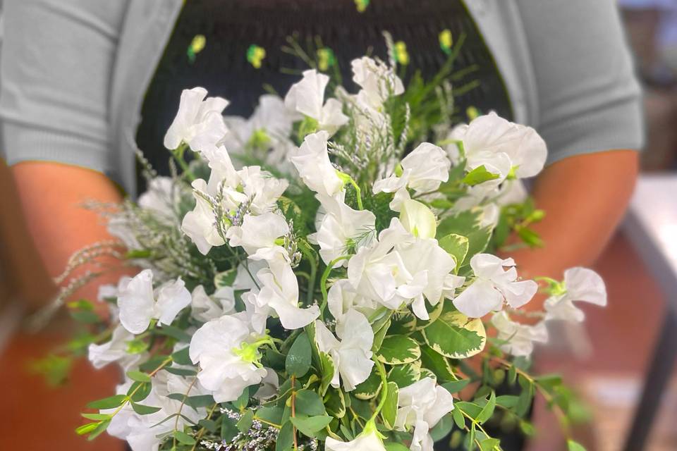 Sweet Pea Bridal Bouquet