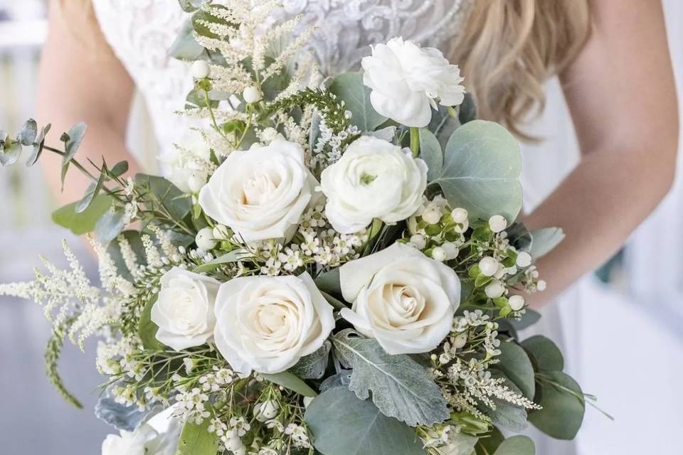Cascading Bridal Bouquet