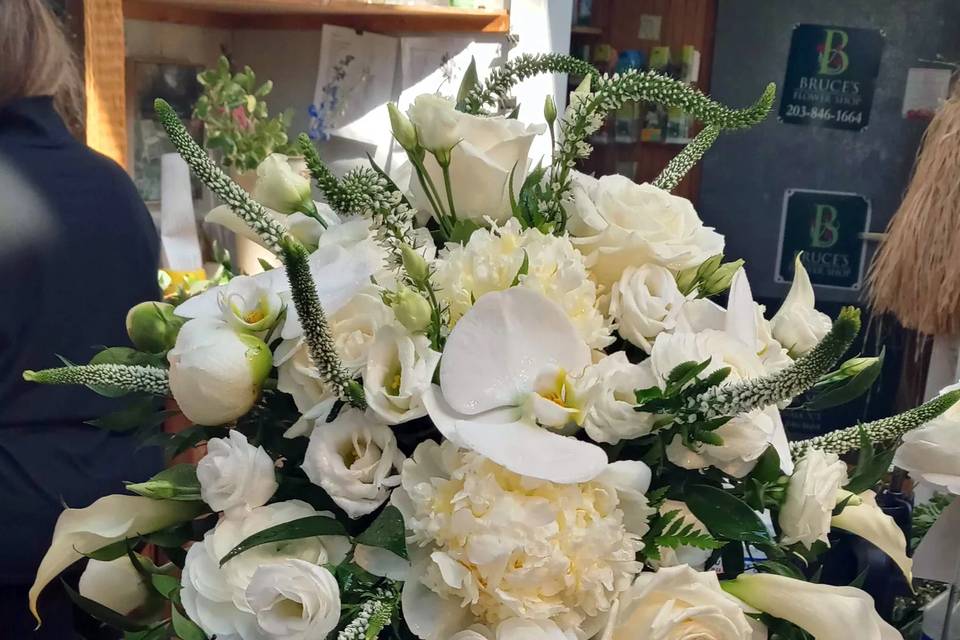 White Bridal Bouquet