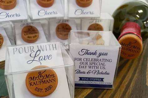 Vineyard Wedding wine corks