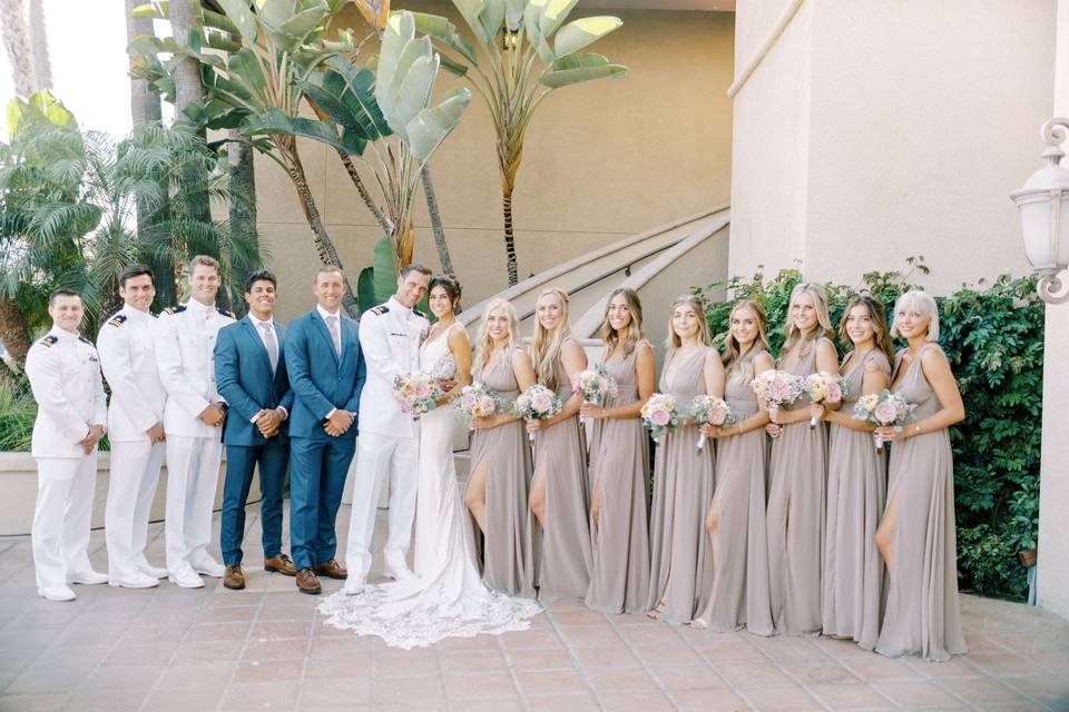 Beautiful Bridal Party