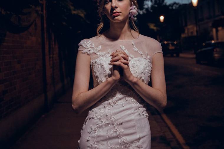 Bridal Portrait Shoot at Night